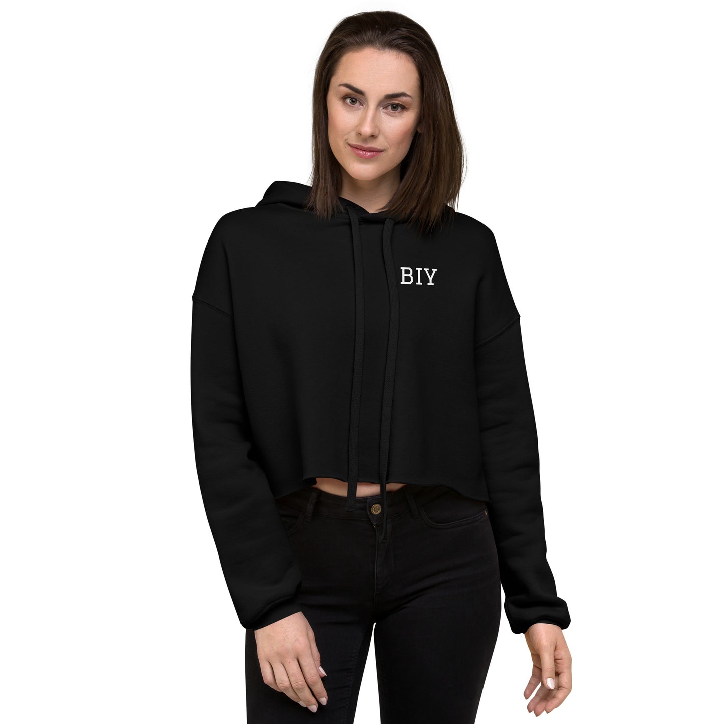 Believe In Yourself Women's Crop Hoodie